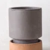 PLANT Hoff krukke, raw grey + raw rosa underskål, gulvkrukke Hot