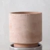 PLANT Hoff krukke, raw rosa + grå underskål, gulvkrukke Clearance