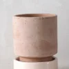 PLANT Hoff krukke, raw rosa + rosa underskål, gulvkrukke Clearance
