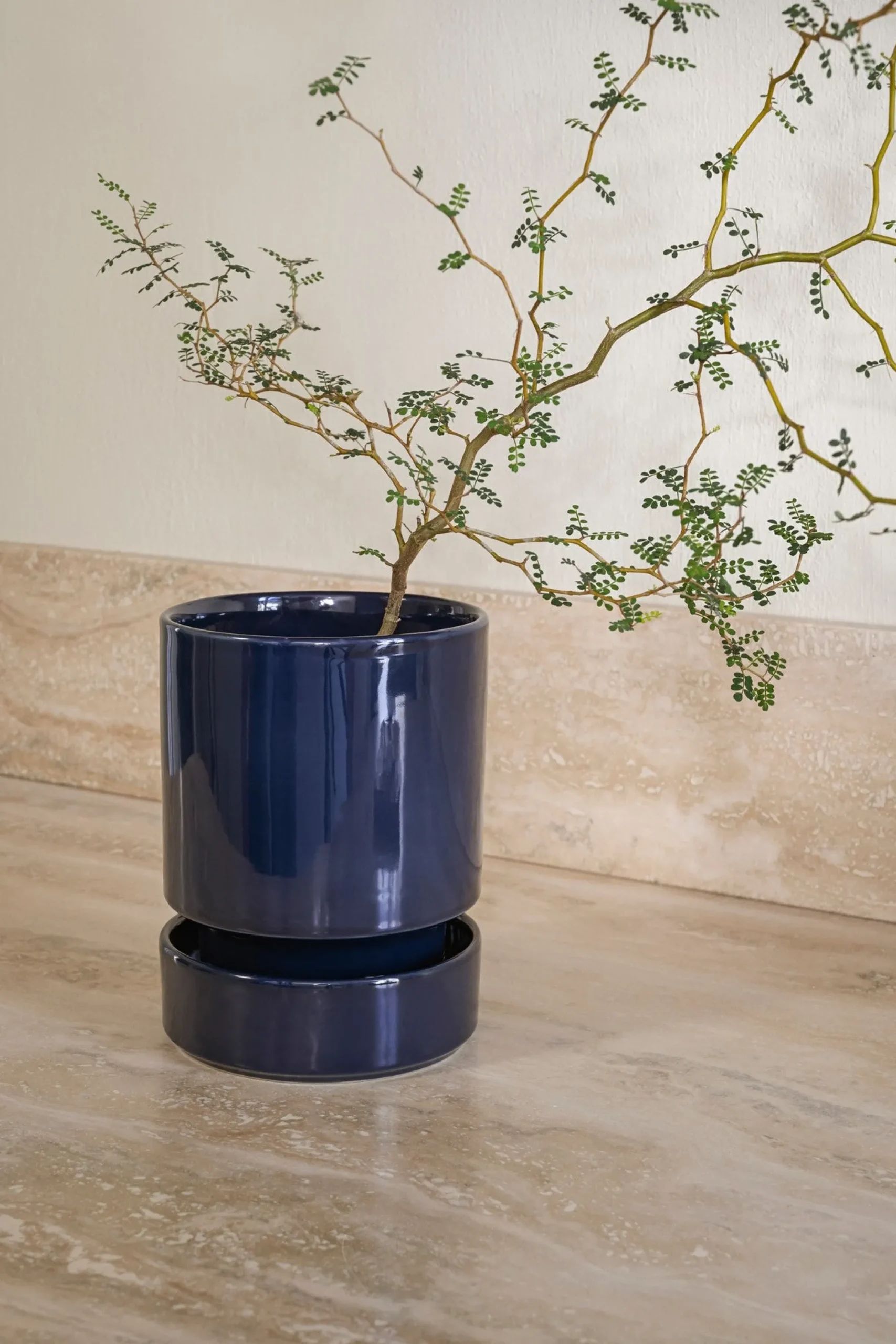 PLANT Hoff underskål, glaseret Sapphire Blue New