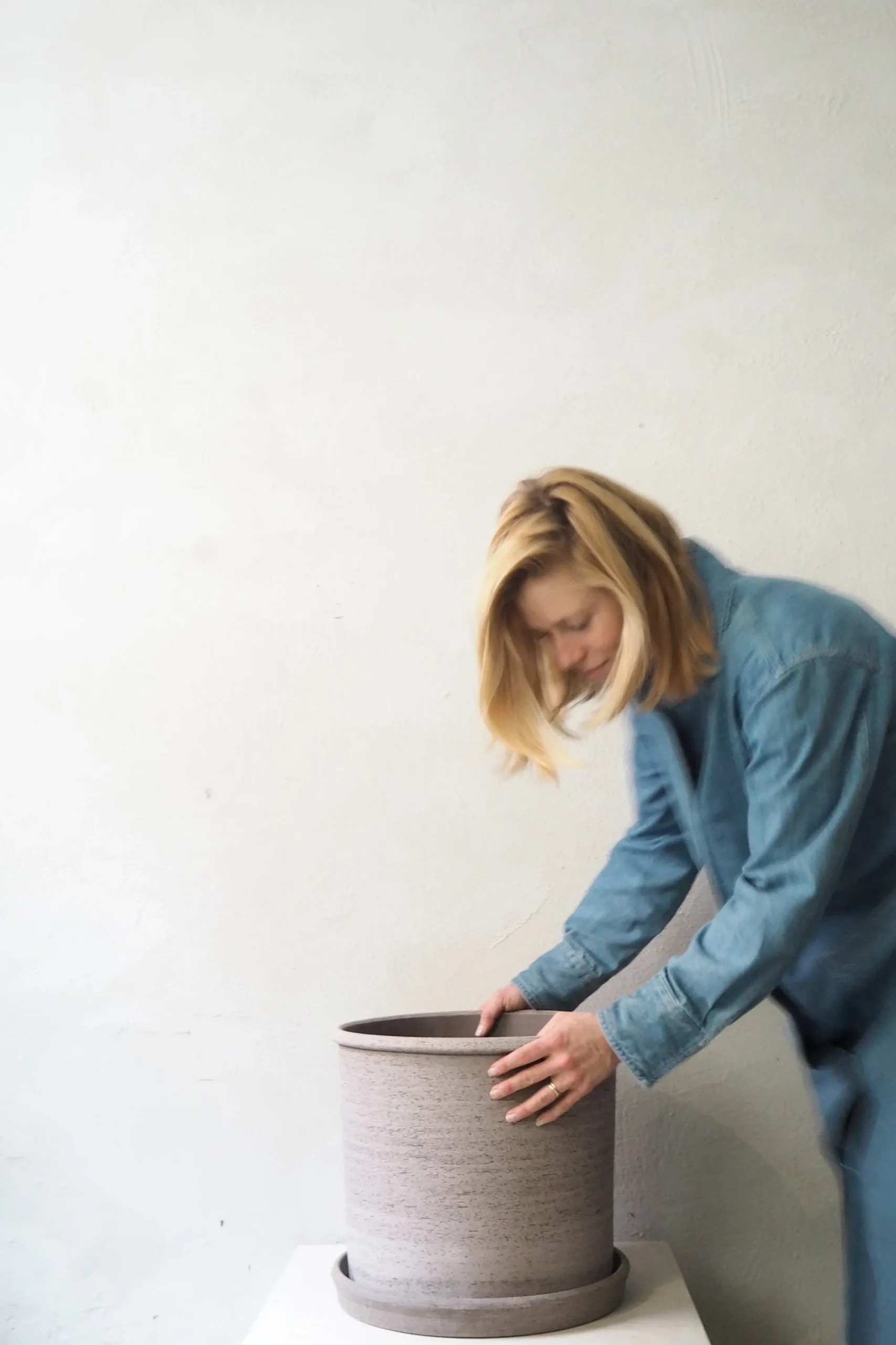 PLANT Modena gulvkrukke - raw grey Hot