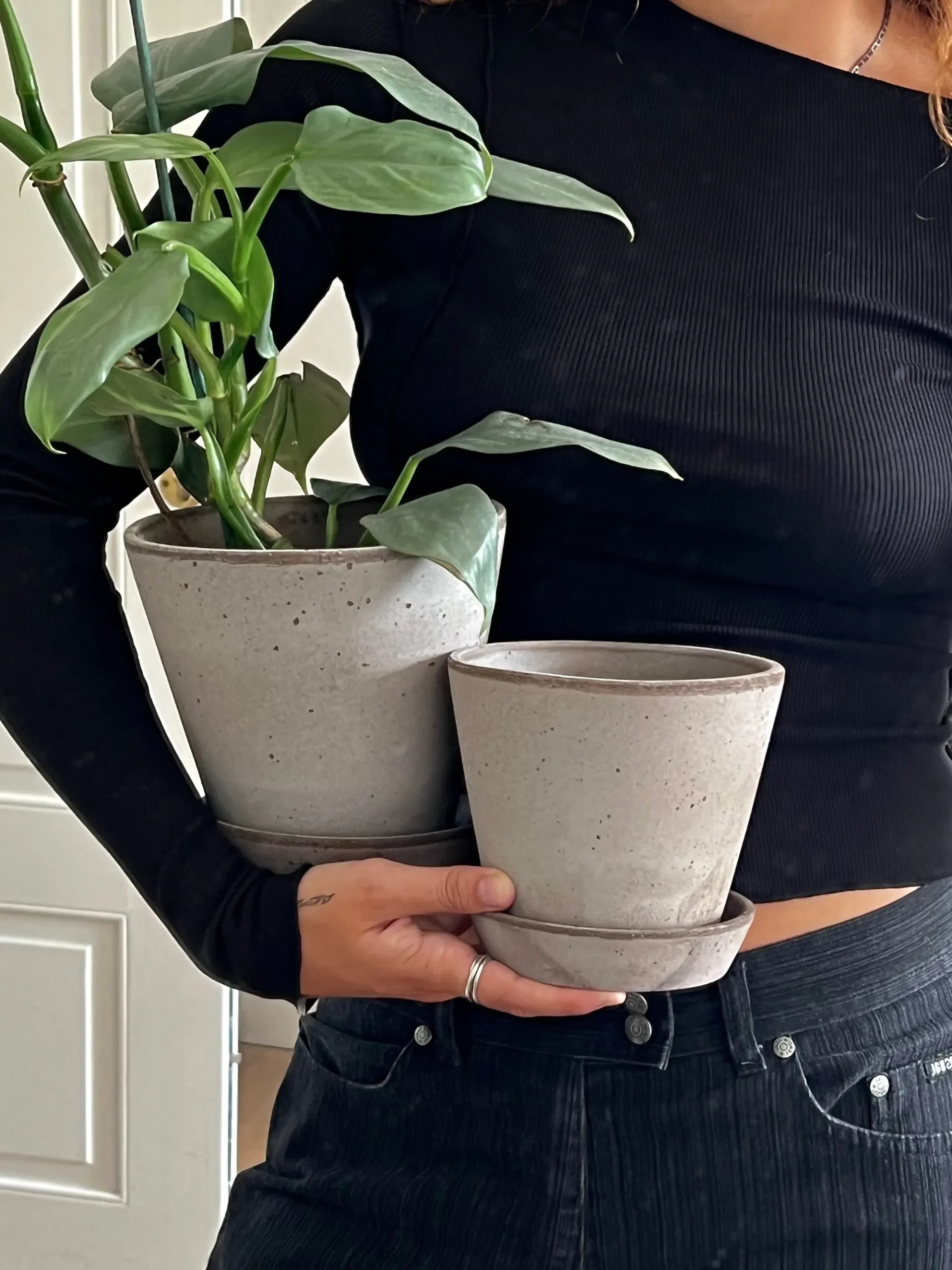 PLANT Terracotta krukke - grå Hot